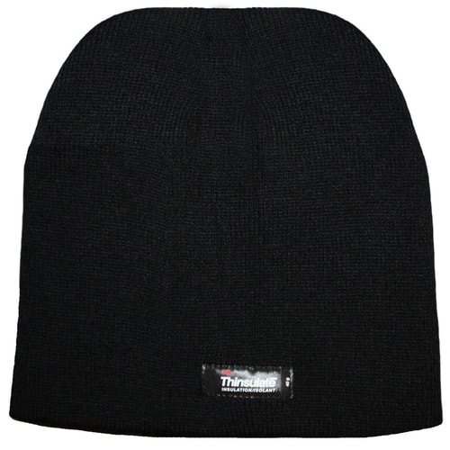 Thinsulate Thermal Beanie Hat Black