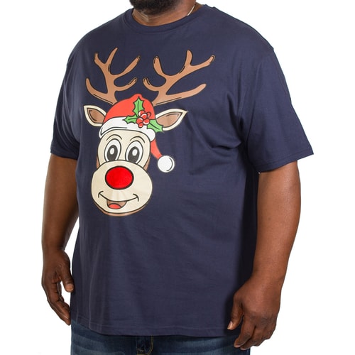 D555 Rudolph Print Musical Christmas T-Shirt