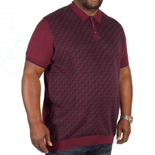 Ben Sherman Micro Knitted Geo Polo Shirt
