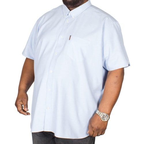 Ben Sherman Plain Oxford Shirt Blue