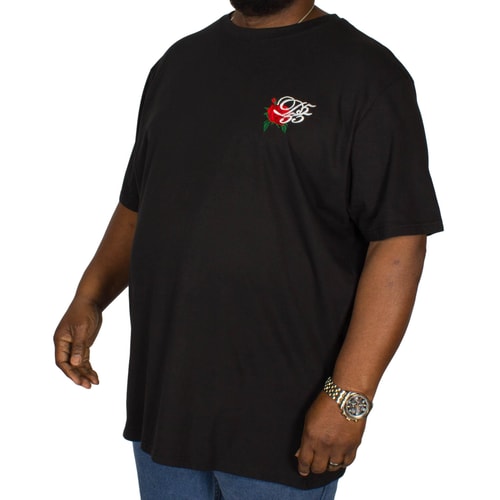 D555 Courtney Embroidered T-Shirt Black