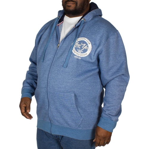 KAM Boston Club Hoody Denim