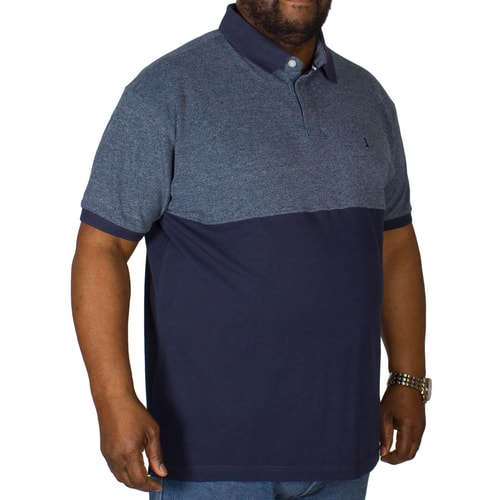 Replika Block Polo Shirt Navy
