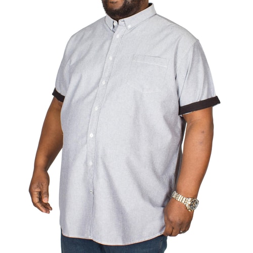 D555 Norman Oxford Shirt Grey Tall