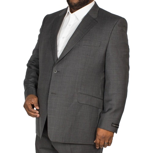 Hugo James Check Jacket Charcoal