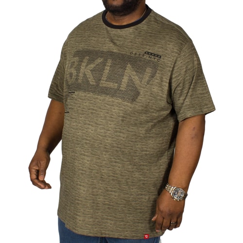 D555 New York Printed T-Shirt Khaki