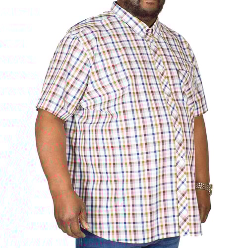 Ben Sherman Texture Check Shirt White