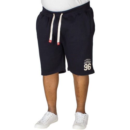 D555 Lindon Embroidered/Applique Shorts Navy