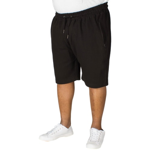 D555 Jackie Ribbed Short Black