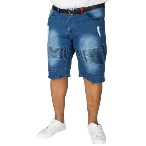 D555 Rodrigo Denim Biker Shorts