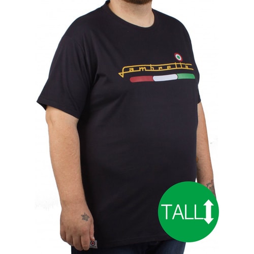 Lambretta Welcome T-Shirt Navy Tall