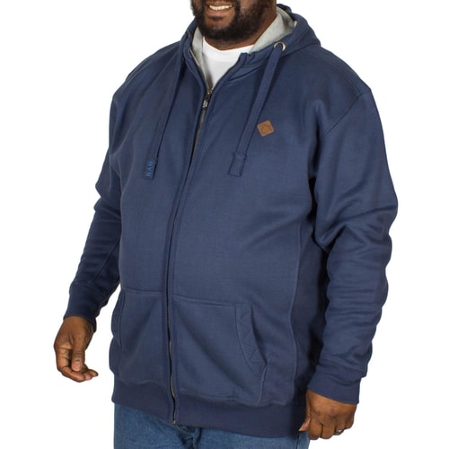 KAM Casual Soft Touch Hoody Denim