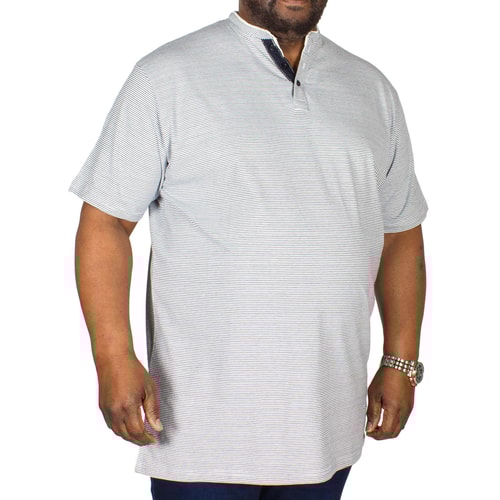 Metaphor Granddad Stripe T-Shirt White