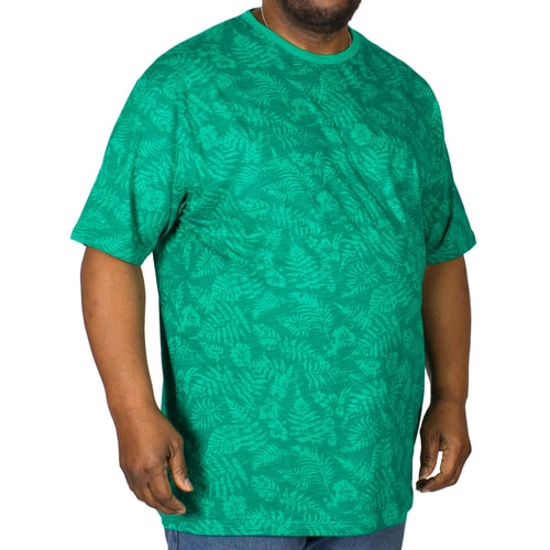 KAM Leaf Print T-Shirt Shamrock