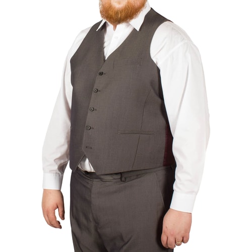 McCarthy Crisitano Easy Fit Waistcoat Charcoal