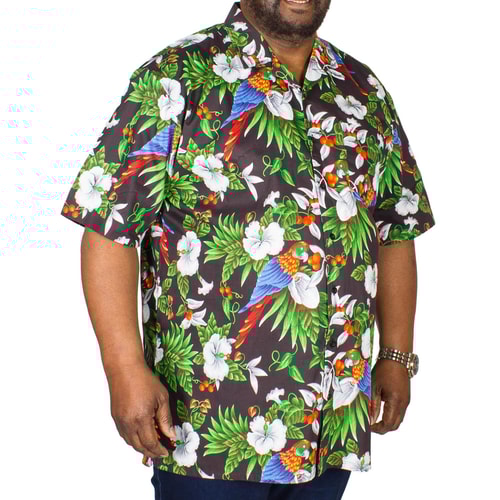 Espionage Hawaiian Shirt Black