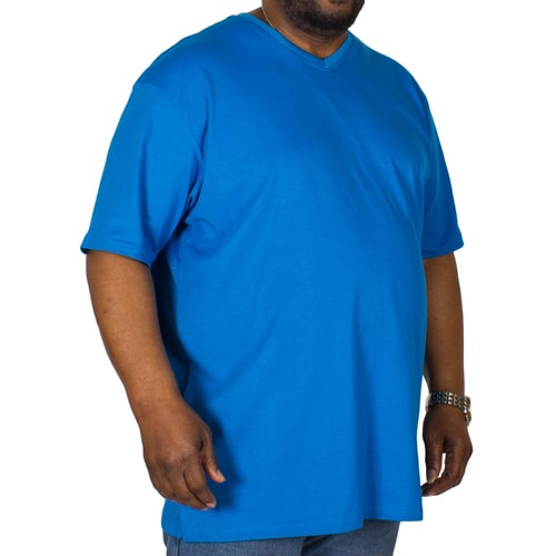 Cotton Valley V Neck T-Shirt Dark Blue