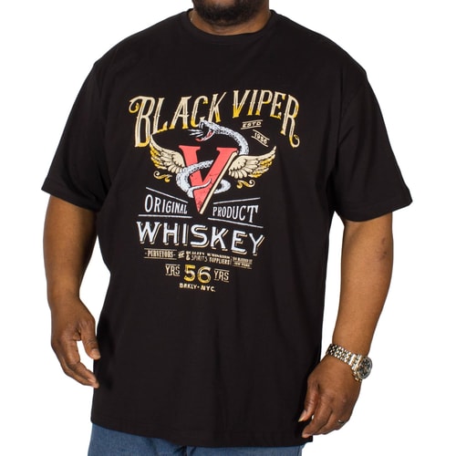 Espionage Viper Printed T-Shirt Black