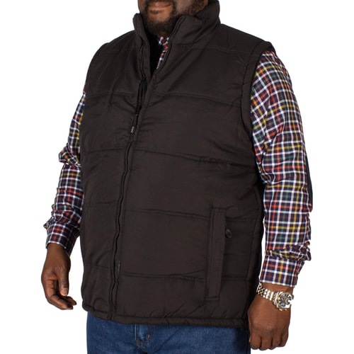 KAM Padded Gilet Black