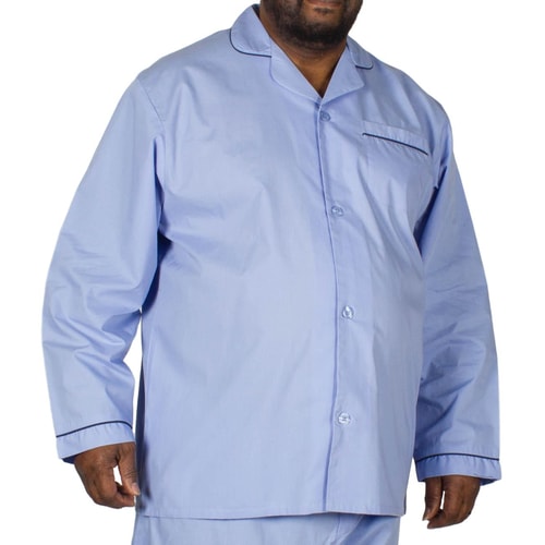 Kings Club Plain Pyjamas Set Light Blue