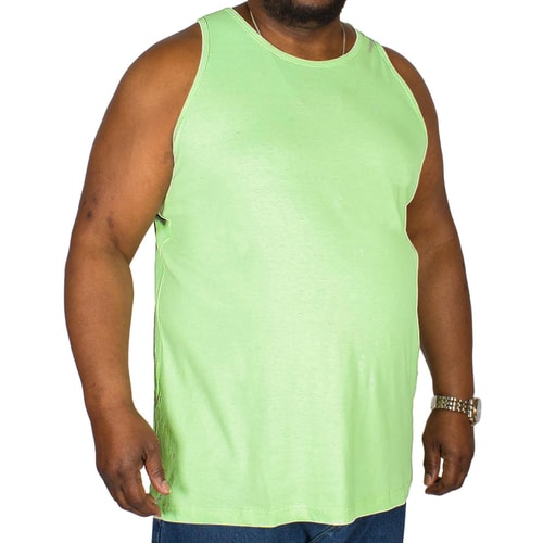 Bigdude Plain Vest Lime Green Tall
