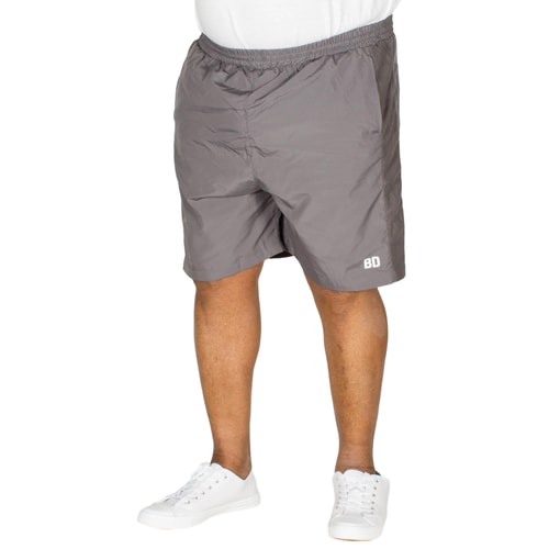 Bigdude Mesh Panel Shorts Charcoal