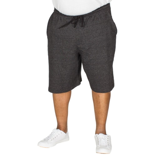 Bigdude Marl Jogger Shorts Black