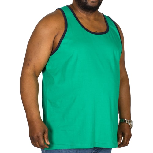 KAM Plain Ringer Vest Shamrock