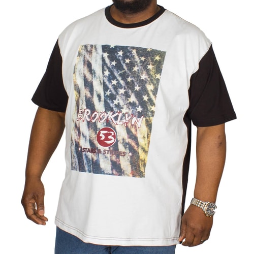 KAM Brooklyn Raglan T-Shirt Black