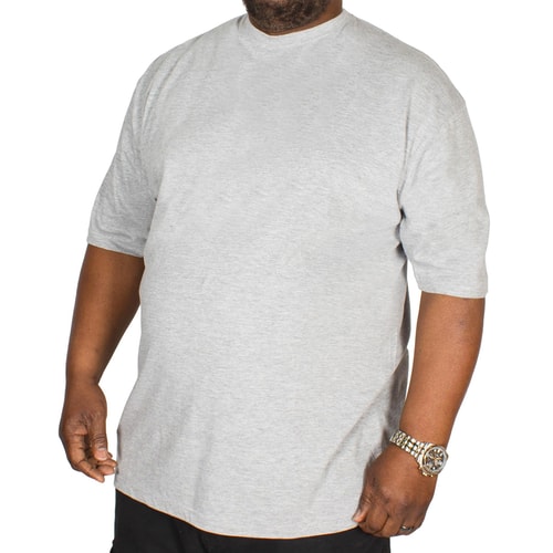 Carabou Plain Crew Neck T-Shirt Grey