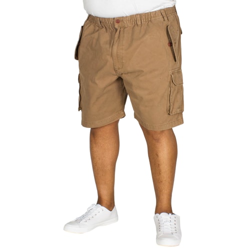 Espionage Heavy Twill Cargo Shorts Dark Sand