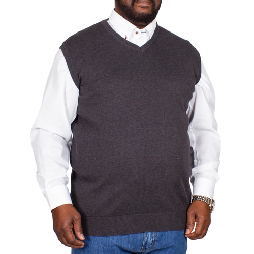 Espionage V-Neck Slipover Charcoal