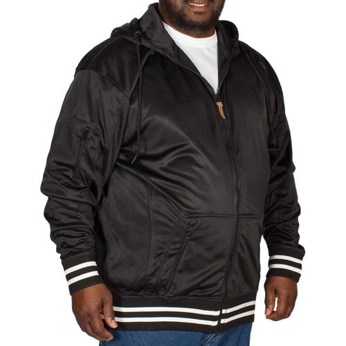 KAM Tricot Full Zip Hoody Black