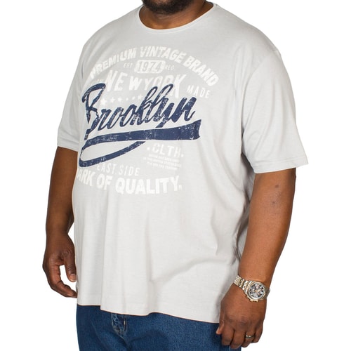 Pierre Roche New York Print T-Shirt Blue