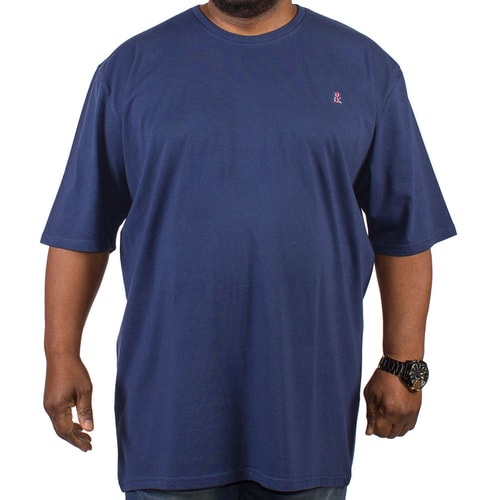 Jekyll & Hyde Plain Crew Neck T-Shirt Navy