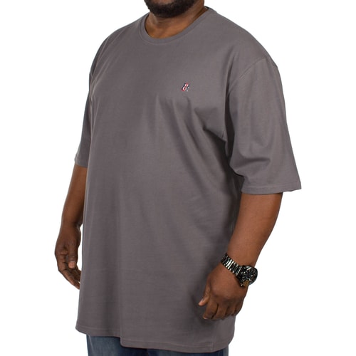 Jekyll & Hyde Plain Crew Neck T-Shirt Graphite