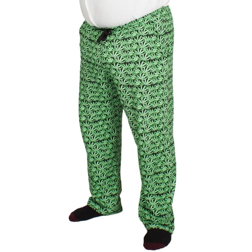 Bigdude Baggy Lounge Trousers Leaf Print