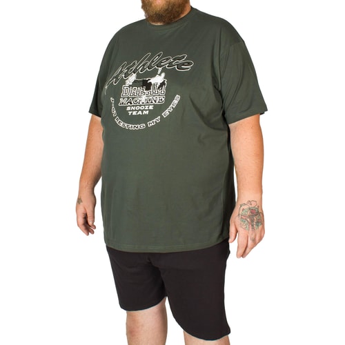 Cotton Valley Dream Machine Short Pyjama Set Green