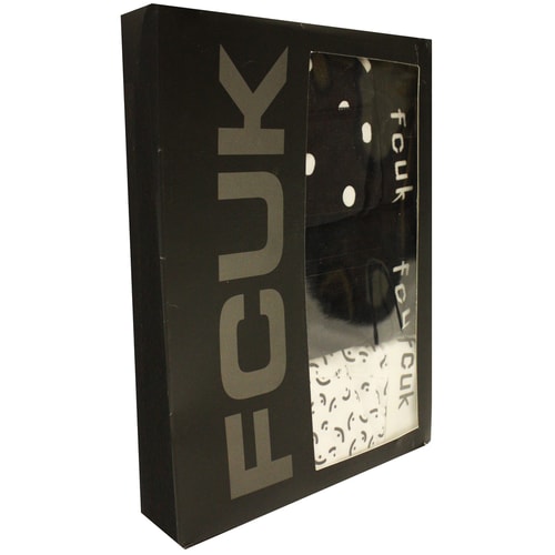 FCUK 3 Pack Boxer Trunk Print