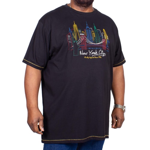 D555 Shelby New York City Printed T-Shirt Black