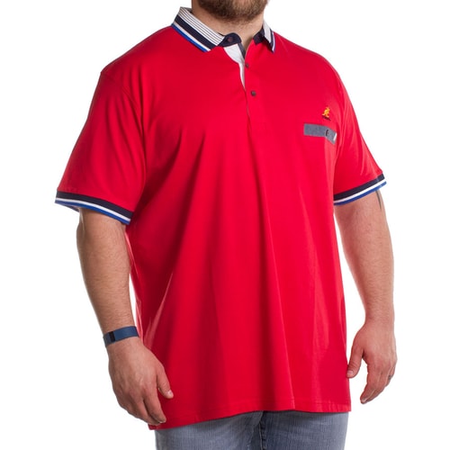 Kangol Muse Polo Shirt Red