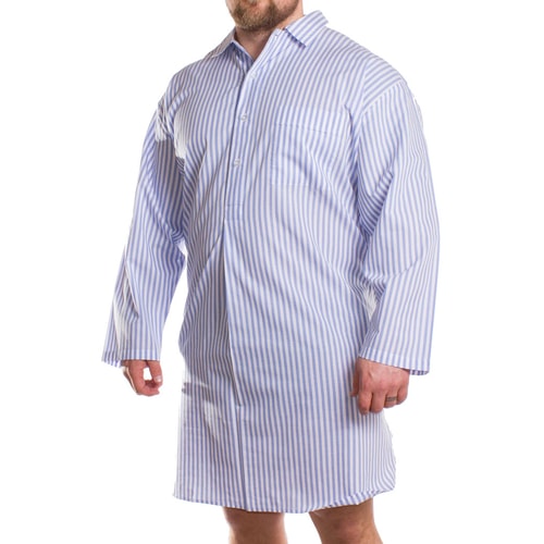 Kings Club Long Sleeve Knee Length Nightshirt