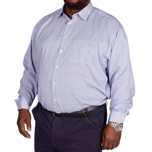 Rael Brook Thin Stripe Long Sleeve Shirt Blue