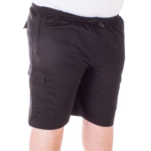 Espionage Jersey Cargo Shorts Black