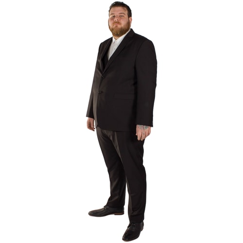 Skopes Madrid Superfine Twill 3 Piece Suit- Black