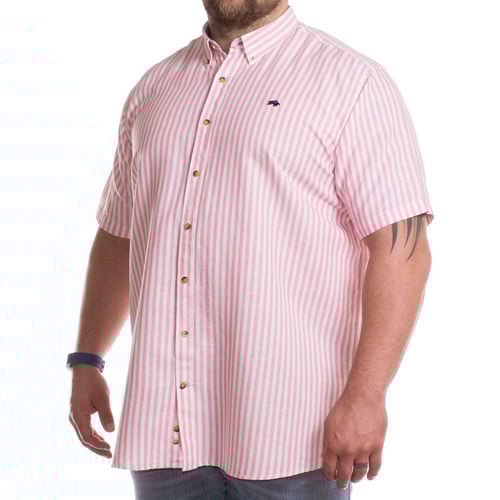Raging Bull Vivid Pink Pin Stripe Shirt