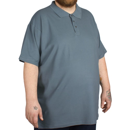 Cotton Valley Plain Polo Shirt Denim