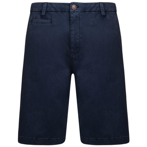 KAM Stretch Chino Shorts Navy