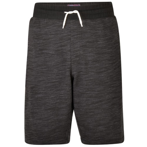 KAM Melange Sweat Shorts Charcoal