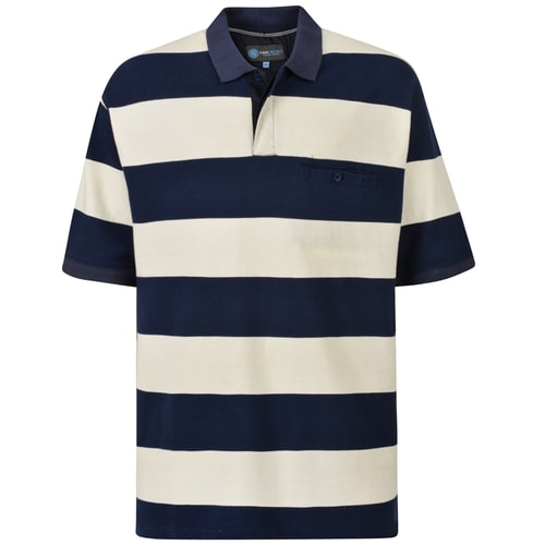 KAM Rugby Pique Polo Navy